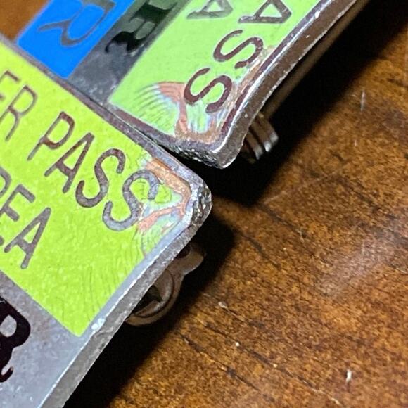 Vintage Badger Pass Ski Area Yosemite Silver Nastar pins lot 2 pinback souvenir - Picture 5 of 8